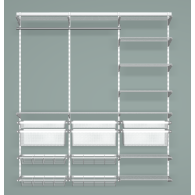 INTEGRI System garderoby premium 1850×2000mm biały (54 elementy) Domax