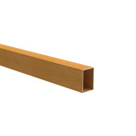 Aluminiowa wypełnienie ogrodzeniowe 40x60x1,2 mm 6000 mm dekor dąb - Domabau.pl