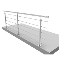 Balustrada ze stali nierdzewnej, AISI316, 3000x1000mm