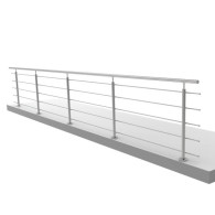 Balustrada ze stali nierdzewnej, AISI316, 6000x1000mm