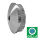 Zaślepka poręczy stal nierdzewna AISI 304 szlif D42,4x2 mm z gwintem do mocowania