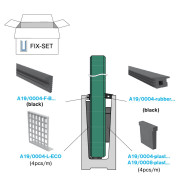 Zestaw - Kotwienie do szkła