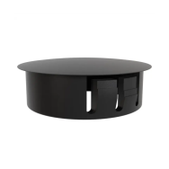 Zaślepka do profilu AL - czarna, PVC, D30mm