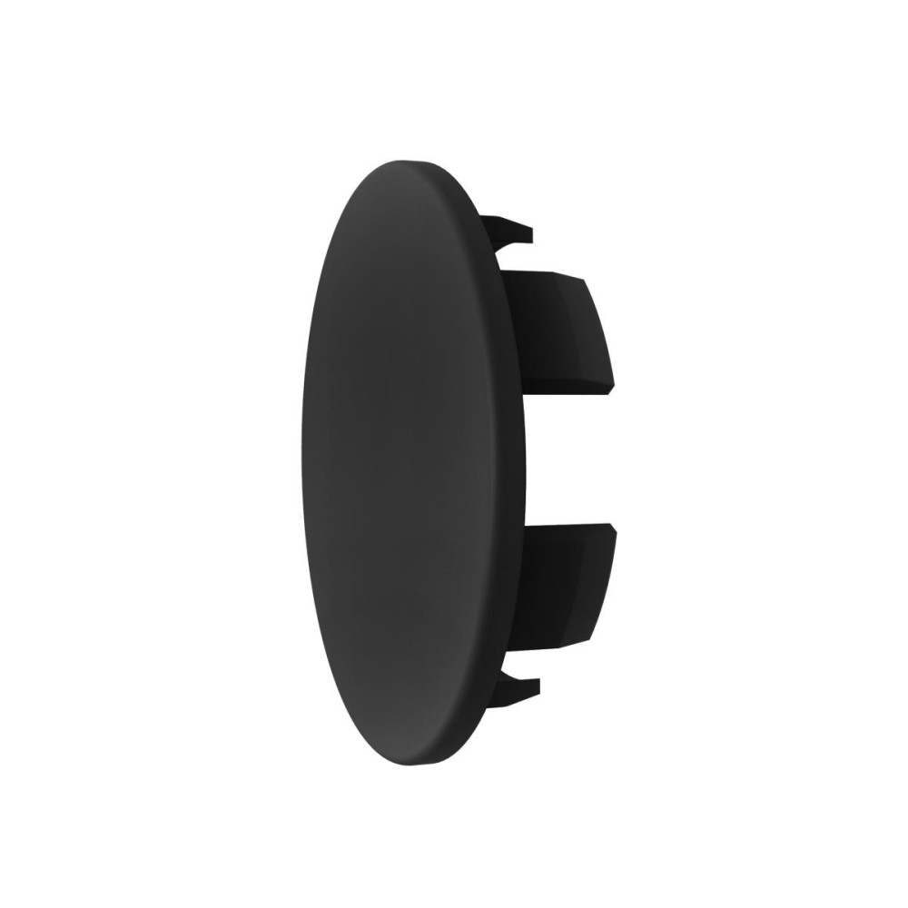 Zaślepka do profilu AL - czarna, PVC, D25mm