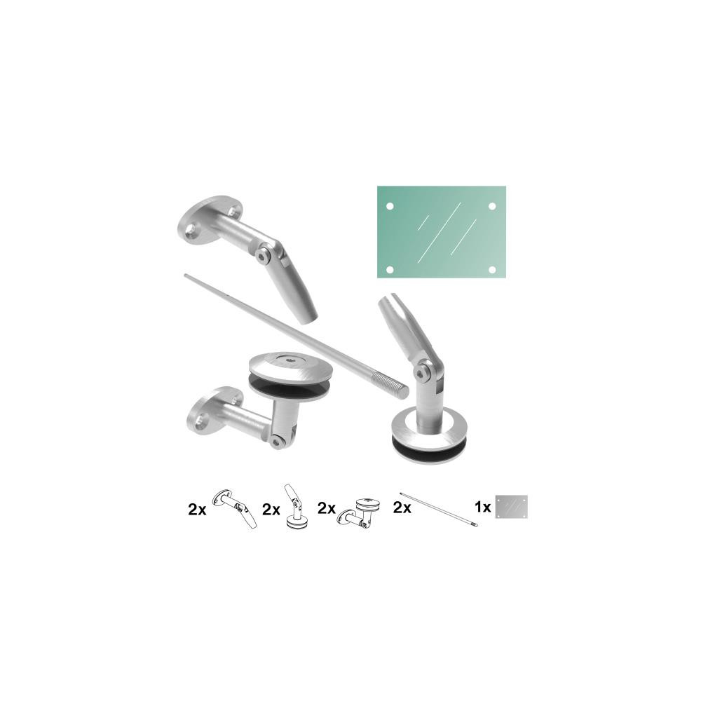 Daszek szklany 140x100