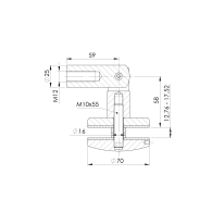 Schronienie - uchwyt na szkło