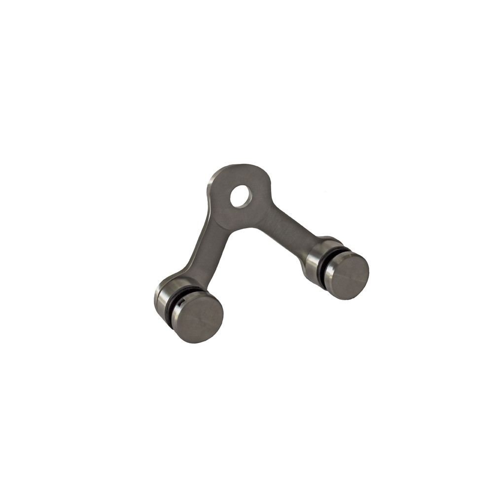 Przeszklenie stałe - pająk 02 AISI304, 2xD30mm/90°/T