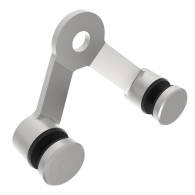 Przeszklenie stałe - pająk 02 AISI304, 2xD30mm/90°/T