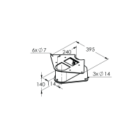 Schody SEGMENT NS240 wejście1 140x260x115mm