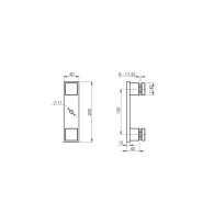 Kotwienie boczne - szkło