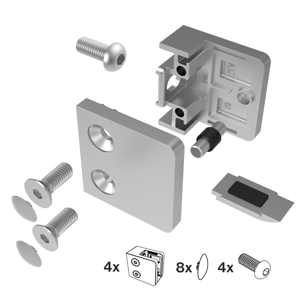 Uchwyt na szklankę, Balustrada - zestaw