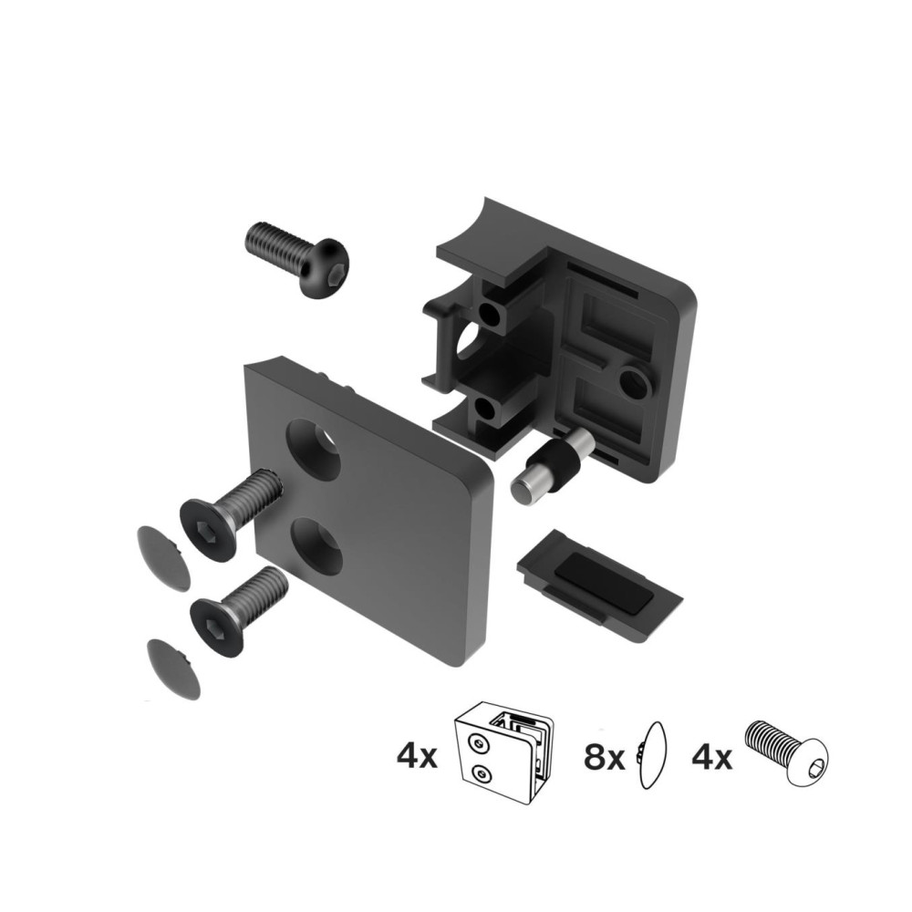 Uchwyt na szklankę, Balustrada - zestaw