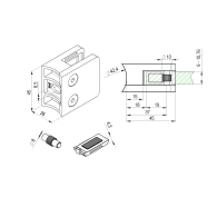 Uchwyt na szybę, Balustrada