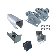 Zestaw do bramy przesuwnej do 5,5m, Zn, 78x78mm