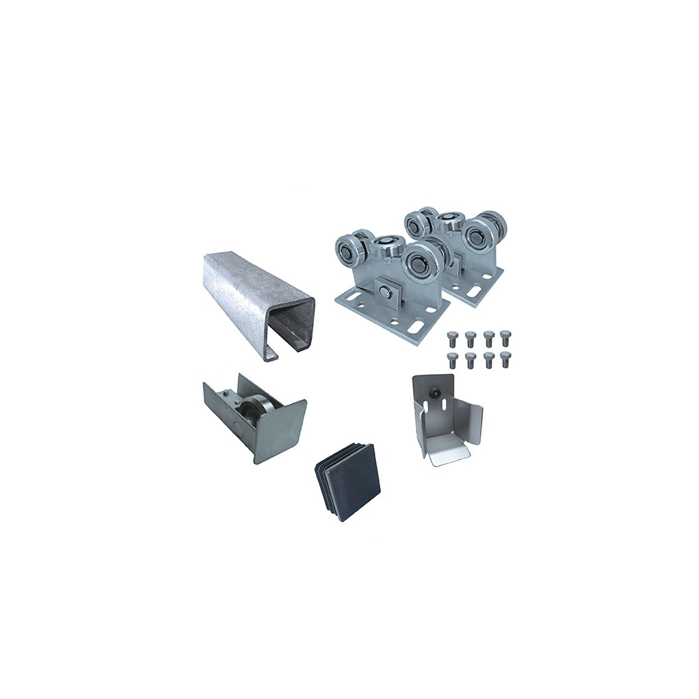 Zestaw do bramy przesuwnej do 5,5m, Zn, 78x78mm