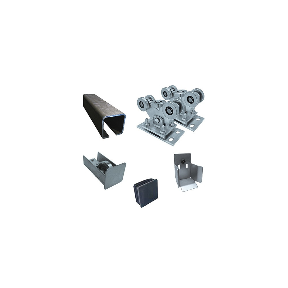 Zespół do bramy przesuwnej do 4,5m, Fe, 70x70mm