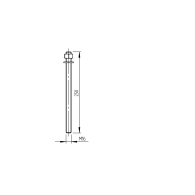 Zestaw do kotwienia wózków H/34 Zn, M16