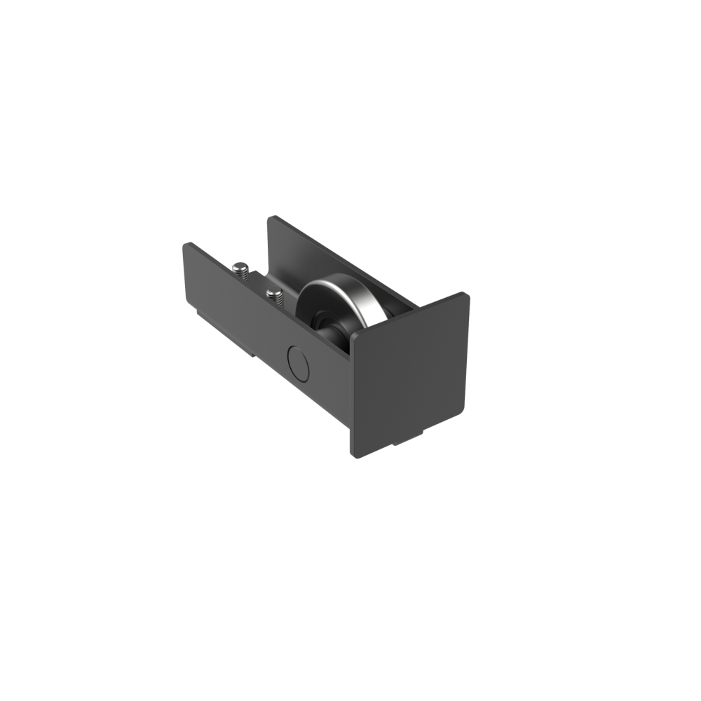 Koło napędowe z kołpakiem Zn, profil 80x80, czarne