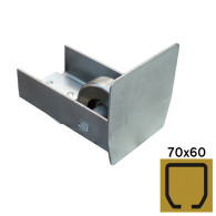 Koło napędowe z kołpakiem Zn, profil 70x60, L1