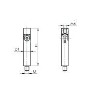 Uchwyt poręczy - wanienka, regulowany
