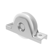 Koło jezdne nylonowe - kompletne - V, INOX, D80mm