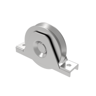 Koło jezdne kompletne -V, Zn, D100 mm