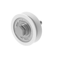 Koło jezdne nylonowe - V, INOX, D80mm