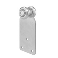 Podwójne kółko wieszakowe z płytką, profil 33x34mm