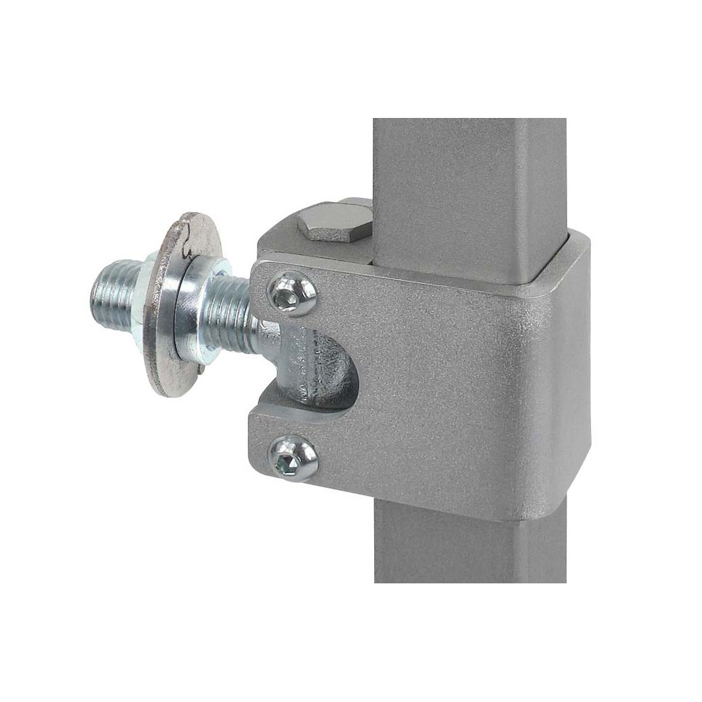 Zawias regulowany z podkładką obrotową Zn, M16