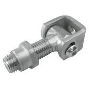 Regulowany zawias z przyspawaną nakrętką Zn, M20