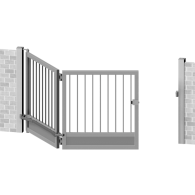 Mechanizm składania do bram skrzydłowych