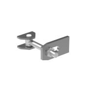 Zawias regulowany INOX, 180°, M20