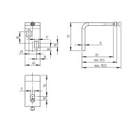 Wspornik dla zawiasu D4/52