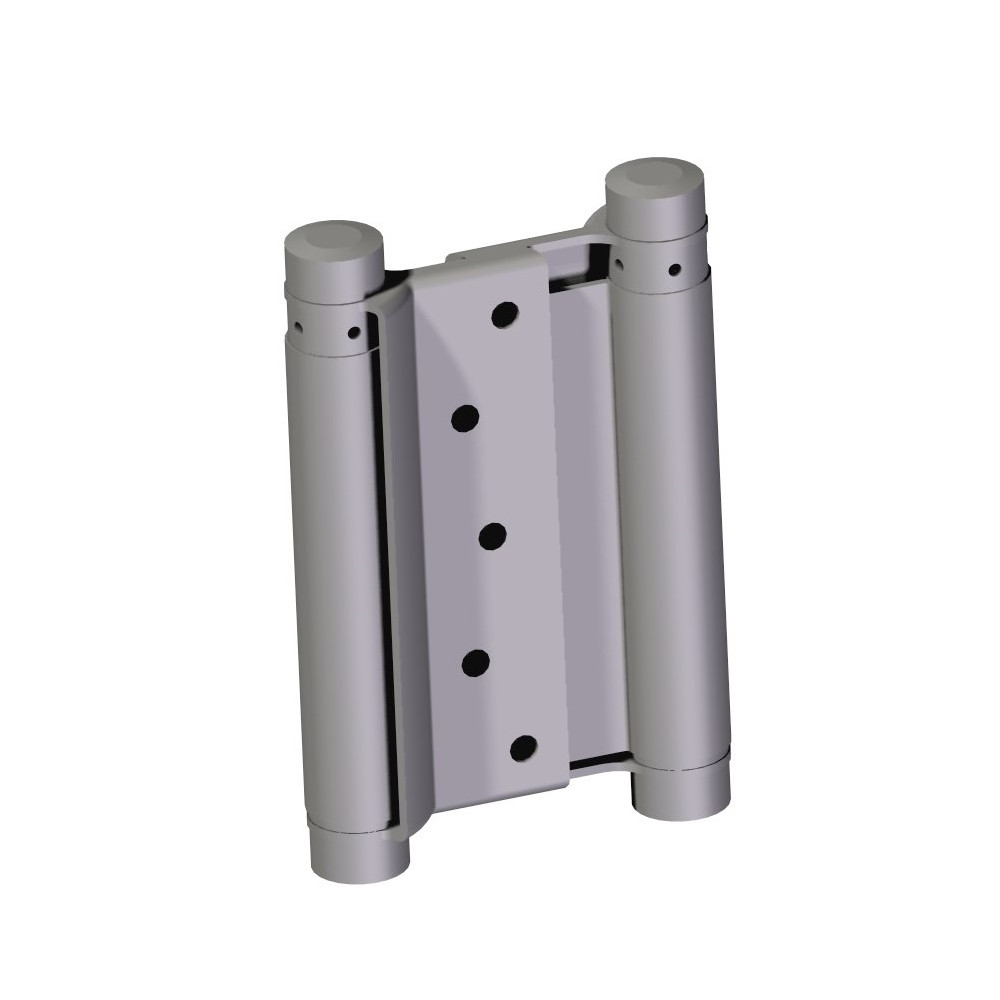 Zawias sprężynowy dwustronny, mosiądz, L=125mm