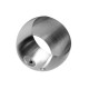 Uchwyt do poręczy stal nierdzewna AISI 304 pierścień do rury D33,7 mm szlif