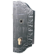 Skrzynka części zamka "Z" kompletna bez kluczy H 265m