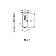 Zatyczka do bramy - aby zabezpieczyć widoczność. zn, D18, L=1