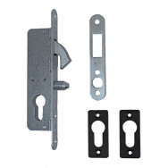 Zamek do bram przesuwnych z blokadą