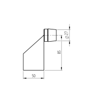 Ogranicznik Zn, 50x100mm