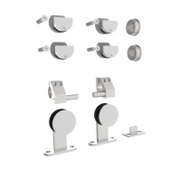 Okucia do drzwi drewnianych przesuwnych - drążek INOX