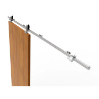 Okucia do drzwi drewnianych przesuwnych - drążek INOX