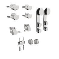 Okucia - drzwi przesuwne - pręt AISI304