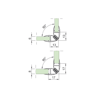 Taśma uszczelniająca magnetyczna 90.stup para