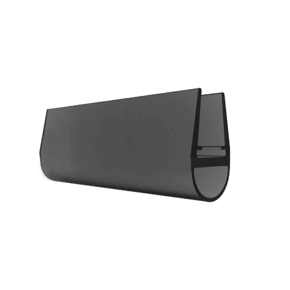 Listwa uszczelniająca do drzwi pionowa CZARNA