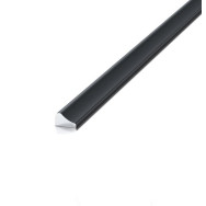 Listwa progowa do kabiny prysznicowej 9x15mm czarna