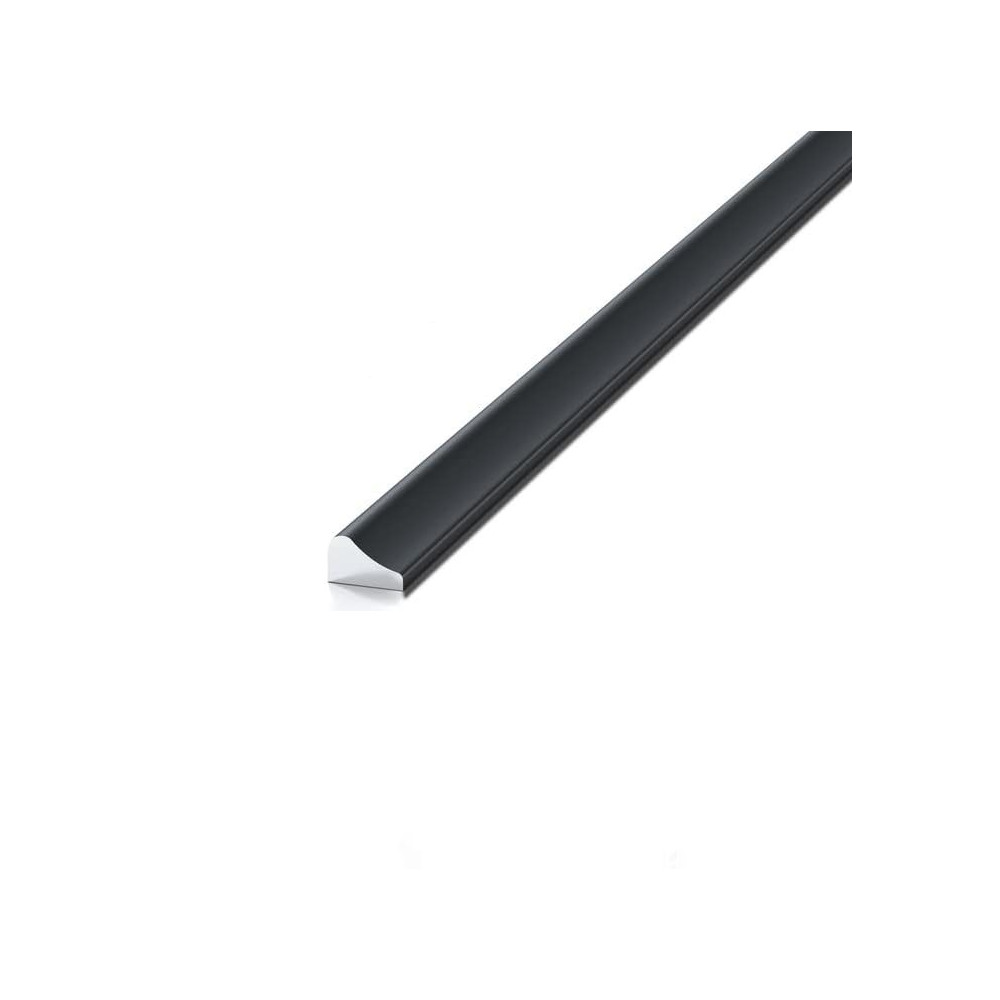 Listwa progowa do kabiny prysznicowej 9x15mm czarna