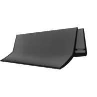 Listwa uszczelniająca do drzwi pionowa czarna