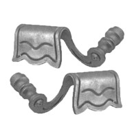 Uchwyt L121, d19mm, Fe