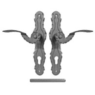 Uchwyt z etykietą w komplecie 265x60, t3mm