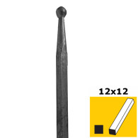 Pręt z kulką h150, b15, n12x12mm